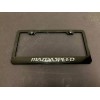 License Plate Frame Shop 1xMAZDASPEED 3D Emblem BLACK STAINLESS License