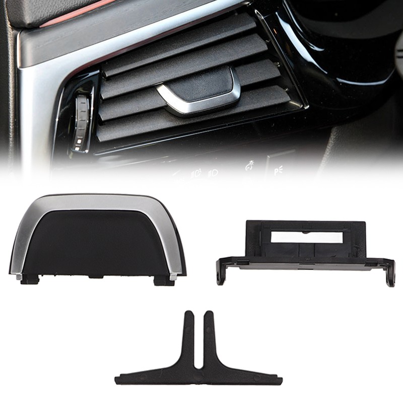 Rear Row AC Air Vent Tab Clip ABS Black Replacement