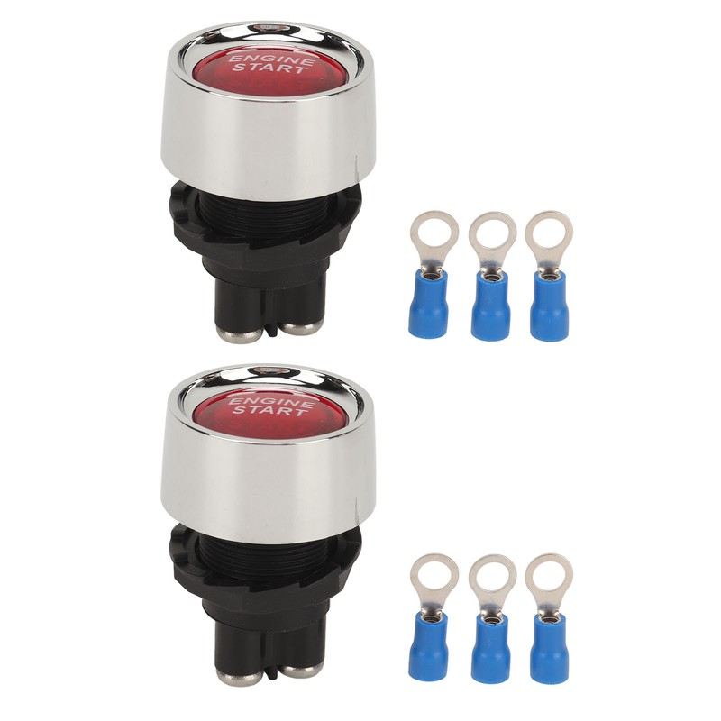 Engine Start Ignition Switch DC12V 50A Push Button Starter Switch