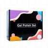Kit Lampara Uña Uv Gel 54w 12 Esmaltes Mate Cepillo
