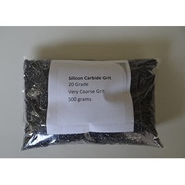 20 Grade Silicon Carbide Grit - Very Coarse Grade - 100 grams, 200 grams, 500 grams, 1 kilogram, 3 kilogram and 5 kilograms (UK seller, Craft & Design UK) (C. 500 grams)