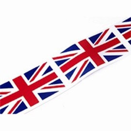 Union Jack Ribbon 35mm Wide - 2 (Two) METRE Length