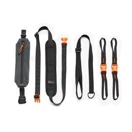 Lowepro GearUp Accessory Strap Kit - Compatible with All GearUp Camera Boxes - Multiple Carrying Configurations B09N7J6Z14 Black One Size