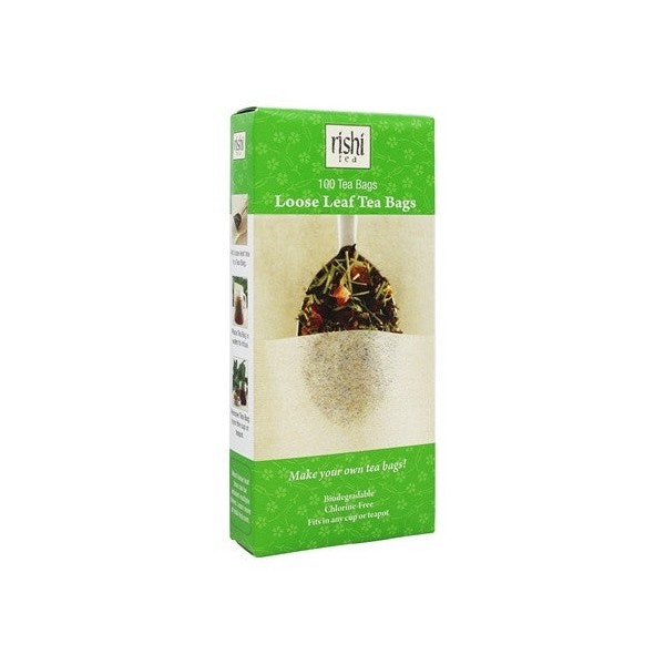 Rishi Tea Loose Leaf Tea Filters 100 Tea Bags