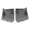 DriveFix Driver and Passenger Side Seat Belt Anchor Cover Slate