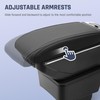 Car Armrest Box Fit for Nissan Versa 2012-2019, Double-Layer Armrest