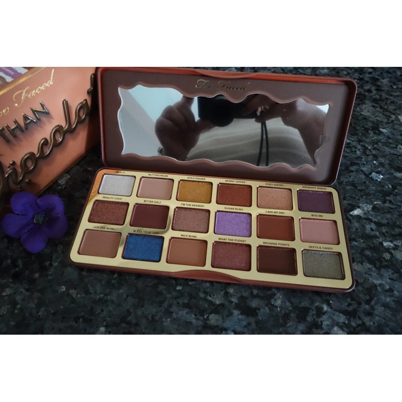 Too Faced better than chocolate cocoa infused eyeshadow palette new