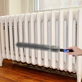 Crevice Cleaning Brush: Cleaning Tools for Small Crevices - Radiator Cleaning Brush for Refrigerator, Air Conditioning Vent and Dryer Vent - Hard Bristle for Car s
