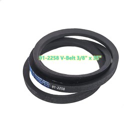 yhoparts 91-2258 Drive V-Belt (3/8" x 35") for Toro Recycler & Super Recycler Self-Propelled Lawn Mower 20001, 20041, 20070, 20051, 20016, 20017, 20018