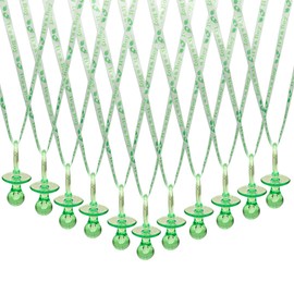 36 Pieces It's a Boy Baby Shower Pacifiers Necklace Acrylic Baby Party Favors Charm Pacifiers Necklace Baby Shower Party Decorations Table Scatter (Green)