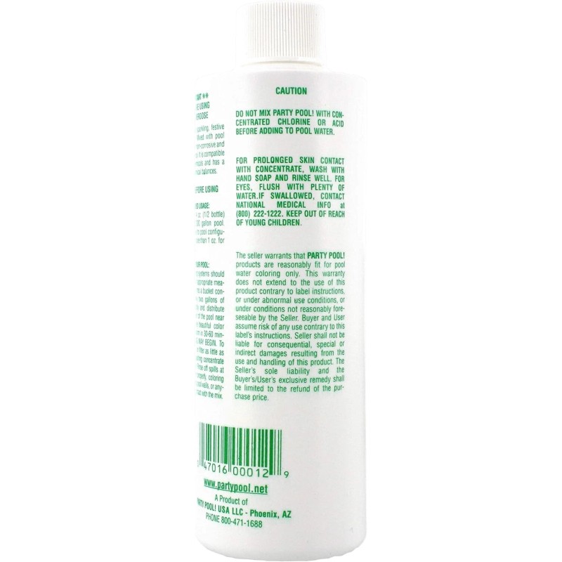 Party Pool Super - Concentrate Pool Dye Green (3 Pack)