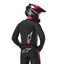 Alpinestars 3768023-13-M: Honda Racer Iconic Jersey Black/Red Md