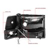 Headlights Assembly with Bumper Lights Compatible with 1992-1996 Ford F-150