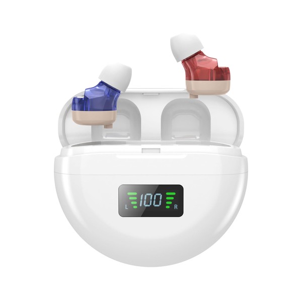 Hearing Aids (Not Amplifier) with Audio Tracker, Rechargeable Hearing Aids