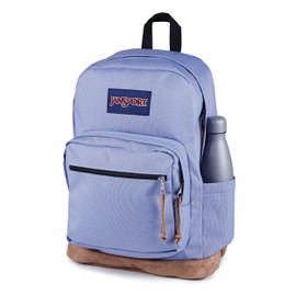 JanSport Right Pack Backpack - Durable Daypack with Padded 15" Laptop Sleeve, Spacious Main Compartment & Integrated Water Bottle Pocket, Lavender Ash