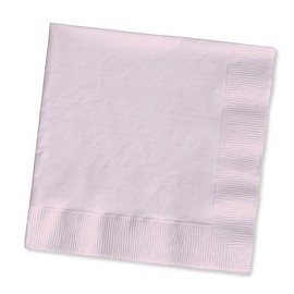Club Pack of 240 Blush Pink 2-Ply Disposable Beverage Napkins 5"