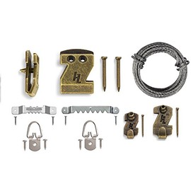 HangZ Professional Hanging Kit Picture 10lb-30lb 11103 Perfect for Multiple Hanging Options with Picture Frames, Mirrors and Canvas.