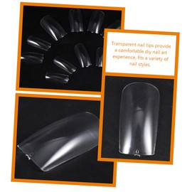 Healvian Nail Extension Tips Nail Sheets Fake Nails Kit Abs Material Medium Nails Press on Nails for Women