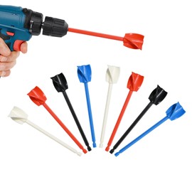 UOIENRT Epoxy Resin Mixer Paddles, Epoxy Mixer Attachment for Powerful Mixing, Reusable Paint Mixer Drill, Resin Mixer Paddles Stirrer Attachment, 8 Pcs, Multi Color