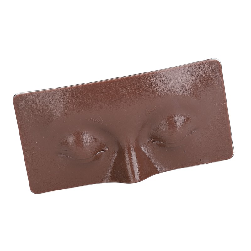 Eye Makeup Practice Board Closing Eyes Reusable Silicone Mannequin Face