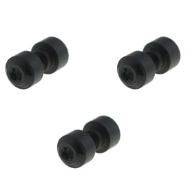 DGZZI 3 Sets Black Stainless Steel Folding Knife Screws Folding Knife Accessories Thumbtacks for 4mm Folding Knives