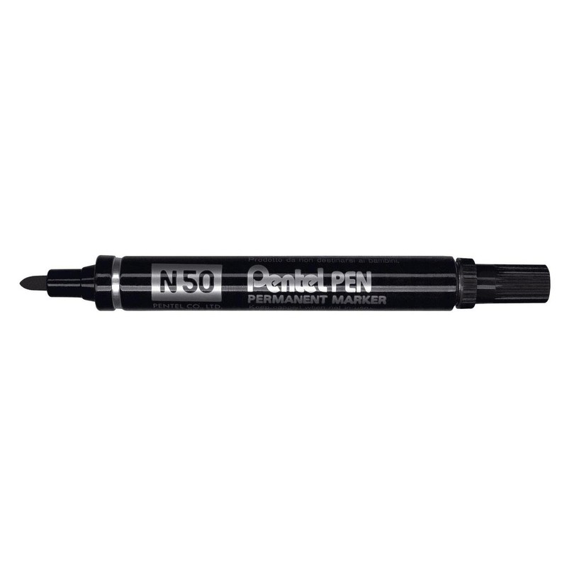 Pentel N50 Permanent Markers Pens Pack of 3 Paste 2