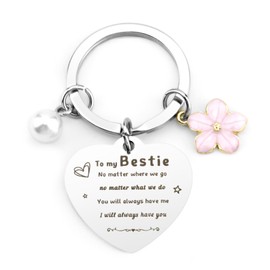 Christmas Bestie Gifts for Bestie Gifts for Women Keychain Best Friend Christmas Gifts for Women Friend Gifts for Best Friends Women Best Friend Work Bestie Gifts for a Best Friend Friendship Gifts