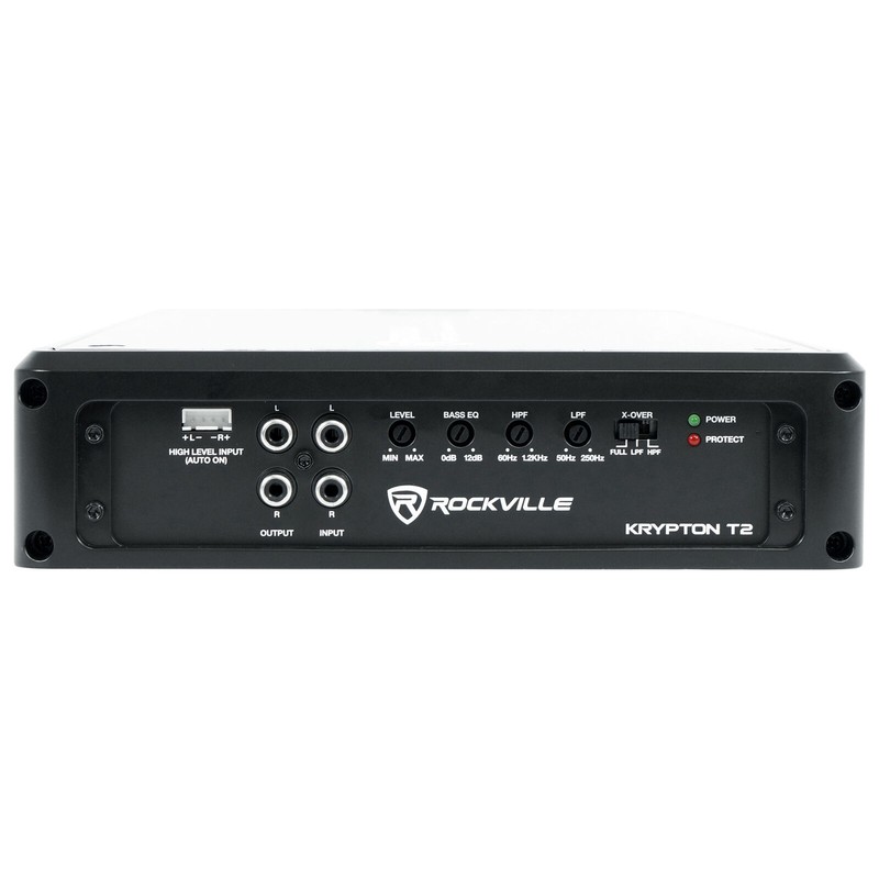 Rockville KRYPTON-T2 2800 Watt Peak/700w RMS 2 Channel Amplifier Car