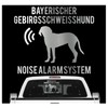 siviwonder Bavarian Mountain Welding Dog Noise Alarm System Car Sticker