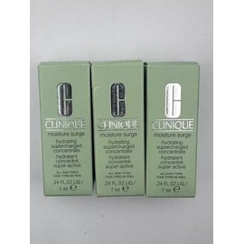 3x CLINIQUE Moisture Surge Hydrating Supercharged Concentrate .24oz/7ml NIB