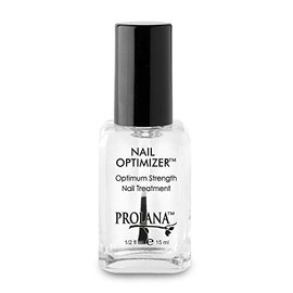 Prolana Optimizador de uñas, capa base extra fuerte fortalecedora de uñas para uñas débiles y dañadas, crecimiento de uñas, uñas quebradizas, detiene 