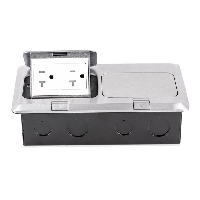 Pop-up Floor Outlet, Double Pop-up Floor Box with 20A Socket