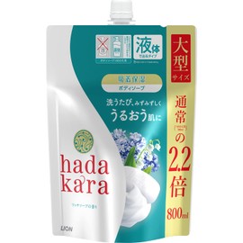 Hadakara Body Soap, Liquid, Rich Soap Scent, Refill, Large, 27.1 fl oz (800 ml)