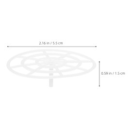 Zerodeko 5pcs Vegetable Press Fermentation Tool Fermenting Supplies Weight Jars Fermenting Fixer Canning Weights for Fermenting Pickle Fermentation Weight Plastic White