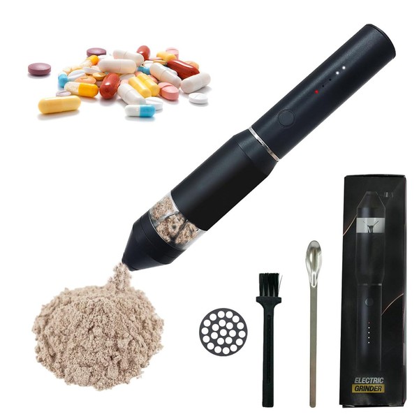 AiTURE Electric Pill Crusher Fine Powder for Elderly - Rechargeable