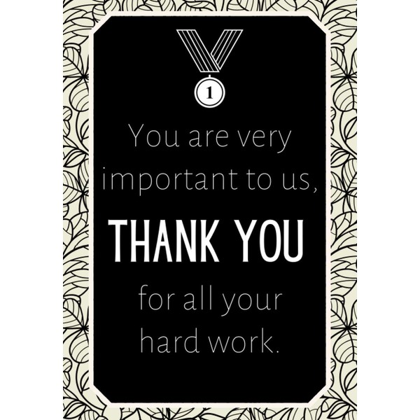You are very important to us, Thank You for all