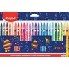 Maped - 24 Pixel Party Felt-Tip Pens - Coloured Felt
