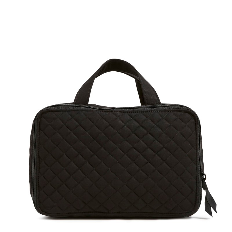 Cotton Ultimate Travel Makeup Organizer Case, Black