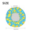Yellow Rubber Ducks Shower Cap For Women Adjustable Double Waterproof