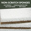 CELOX 6 Pack Coconut Fiber Biodegradable Sponges, Non Scratch Kitchen