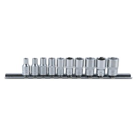 KS Tools Classic 917.0620 4042146566329 Hexagonal Socket Set 10-Piece 4-13 mm 1/4 Inch