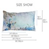 Christmas Snowman and Gifts Pillow Cases Stardard Size Set of