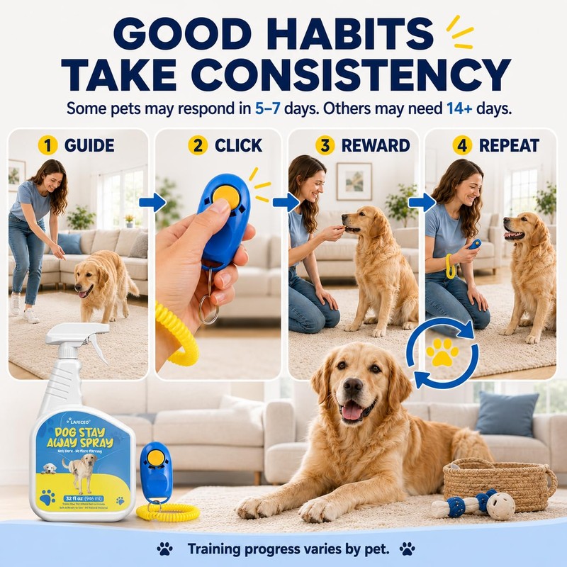 LARICEO Dog Marking Guidance Spray for Household Training, 32 Fl