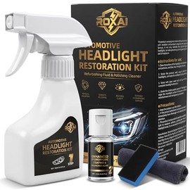 ROXAI Headlight Restoration Kit - Spray-On Clarity for Vehicles