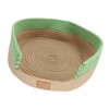 Round Cat Bed Cotton Rope Woven Basket Multipurpose Sleeping Scratching