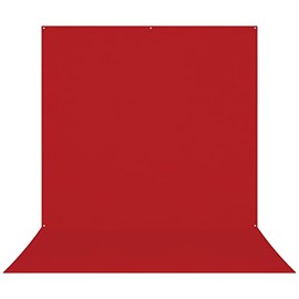 Westcott X-Drop Pro Wrinkle-Resistant 8' x 13' (2.44 x 3.96m) Sweep Backdrop for Full-Body Photos & Group Portraits, Video Interviews & Photo Booths - Portable and Travel Friendly (Scarlet Red)