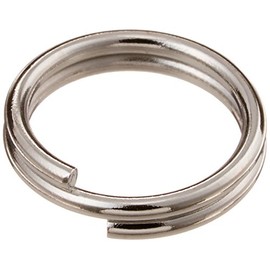 Nissa Chain P-835 Stainless Steel Double Ring, 0.4 x 3.9 inches (1.2 x 10 mm), Reference Load Capacity: 4.4 lbs (2 kg), 40 Pieces