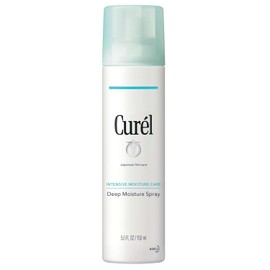 Curél Deep Moisture Spray, Spray on Moisturizer for Dry Skin, 5 Ounce, Face Hydrating Spray with Ceramides