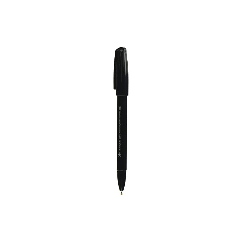 Anterique Gel Ink Ballpoint Pen, 0.5, Black, GP1-5PB