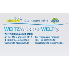 Weitz-Wasserwelt Starter Bacteria - Highly Active Microorganisms for Garden and Swimming Ponds